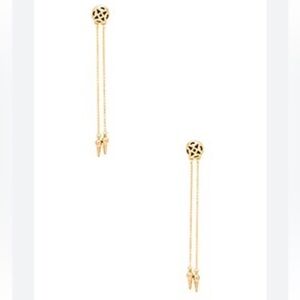 House of Harlow 1960 Gold Bar Earrings